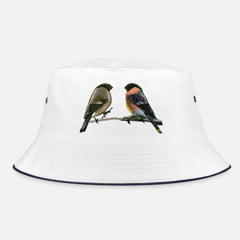 Gimpel Paar - Bucket Hat - Weiß/Navy