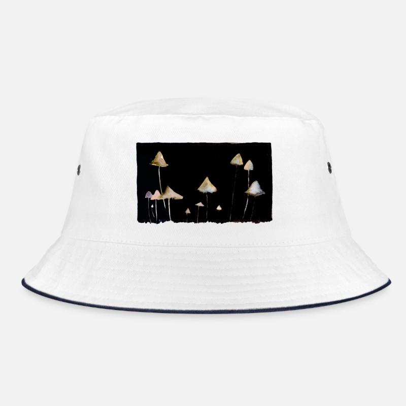 fungi - Bucket Hat - white/navy