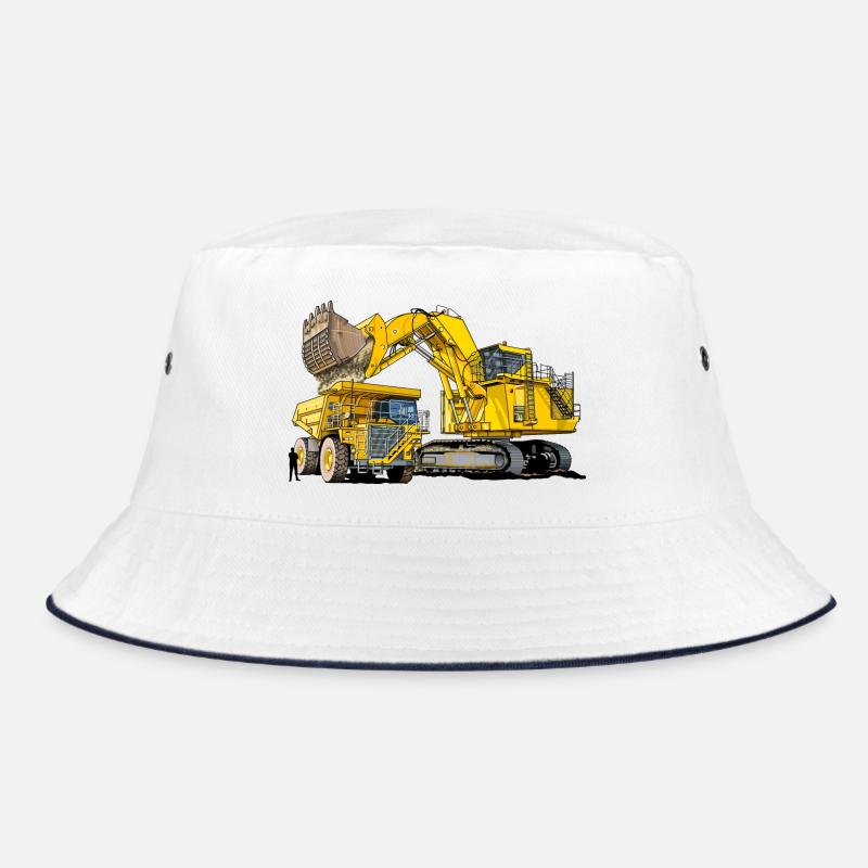 Monster Bagger mit Lastwagen Bucket Hat