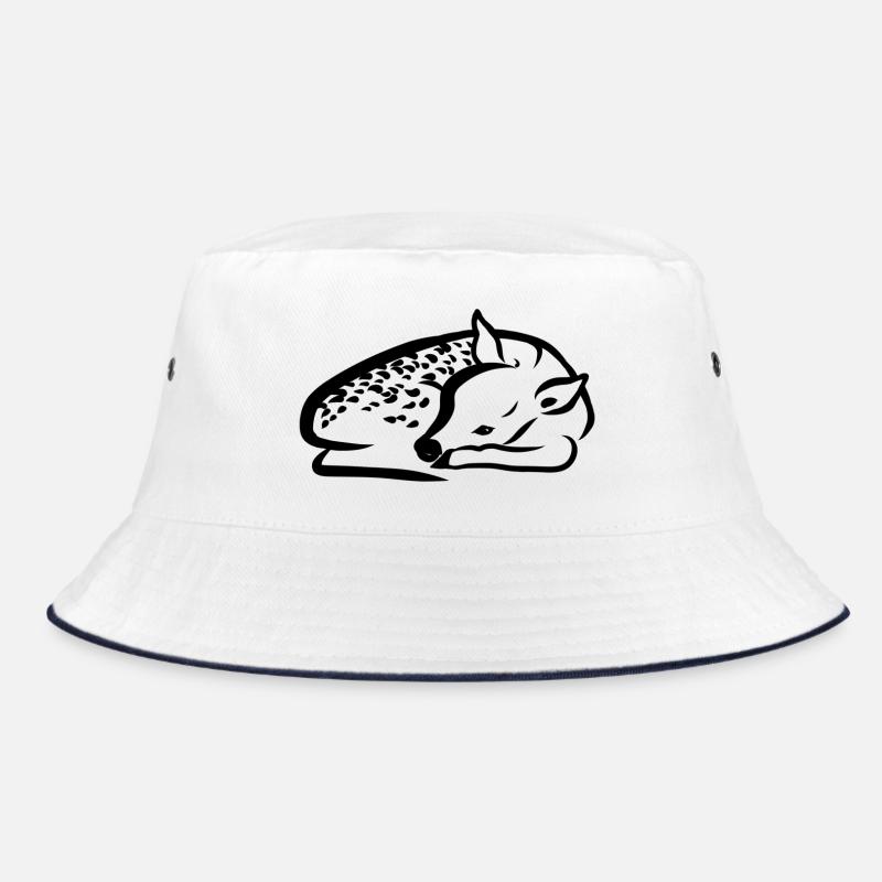 Fawn lying down Bucket Hat