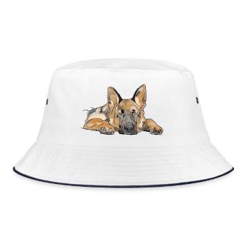 Sheepdog - Bucket Hat - white/navy - Front