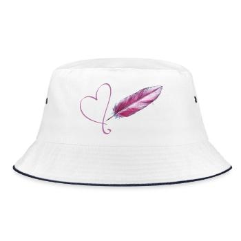 Petite plume d’amour - Sonja Ariel von Staden - Bob - blanc/marine - Devant