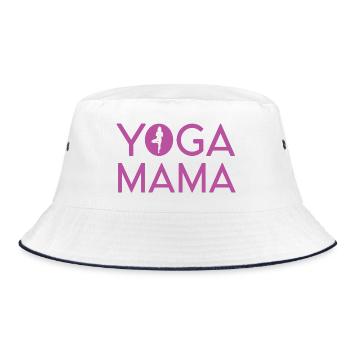 Yoga Mama - Idée cadeau yoga - Bob - blanc/marine - Devant