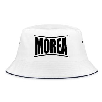 nom du t-shirt Morea idée cadeau t-shirt - Bob - blanc/marine - Devant