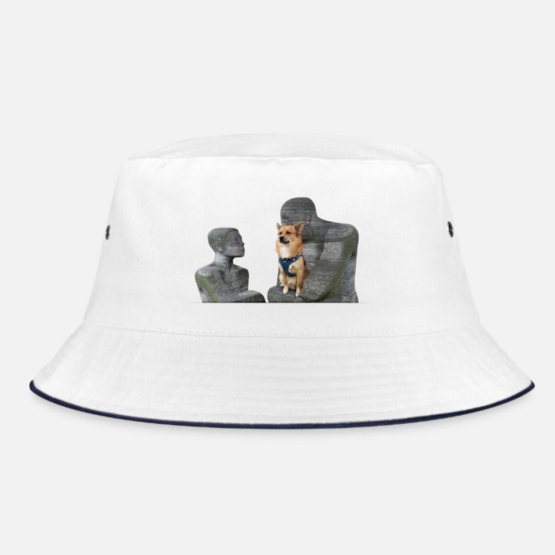 Mon chien est mon héros à travers - Bob - blanc/marine