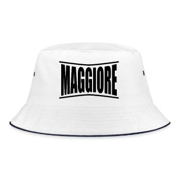 T-shirt Major t-shirt gift idea - Bucket Hat - white/navy - Front