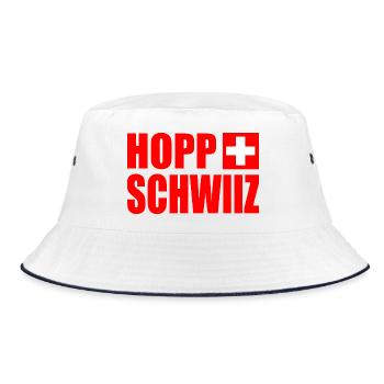 hopp schwiiz - Bob - blanc/marine - Devant