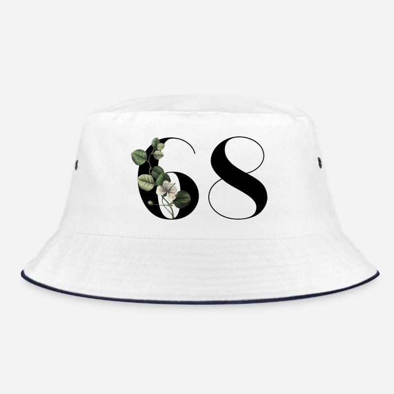 Nummer 68 Blumengrün - 68. Blumengeburtstag Bucket Hat