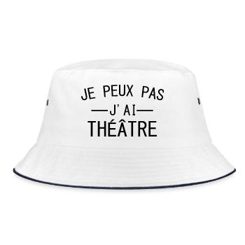 J'Peux Pas J'ai Théâtre - Bob - blanc/marine - Devant