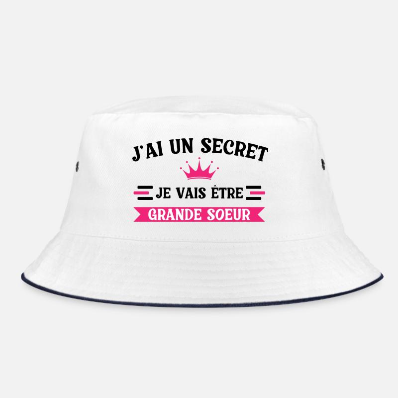 Ich habe ein Geheimnis, ich werde eine große Schwester sein Bucket Hat