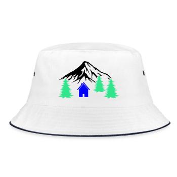 Cabane Berge - Bob - blanc/marine - Devant