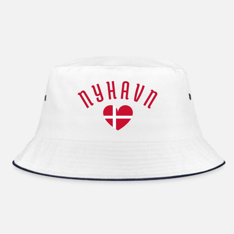 Nyhavn Dänisches Herzdesign Bucket Hat