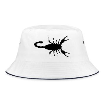 Animaux venimeux Empereur Scorpion - Bob - blanc/marine - Devant