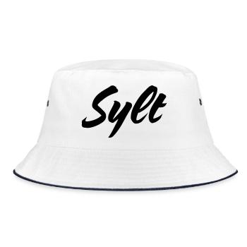 Sylt - Bucket Hat - white/navy - Front
