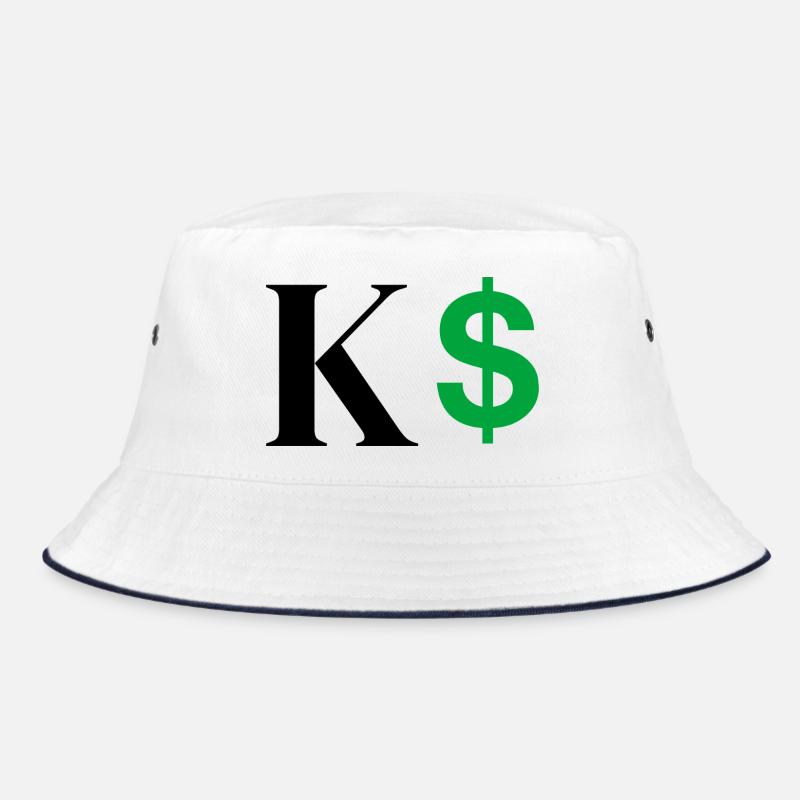 Letter k dollar Bucket Hat
