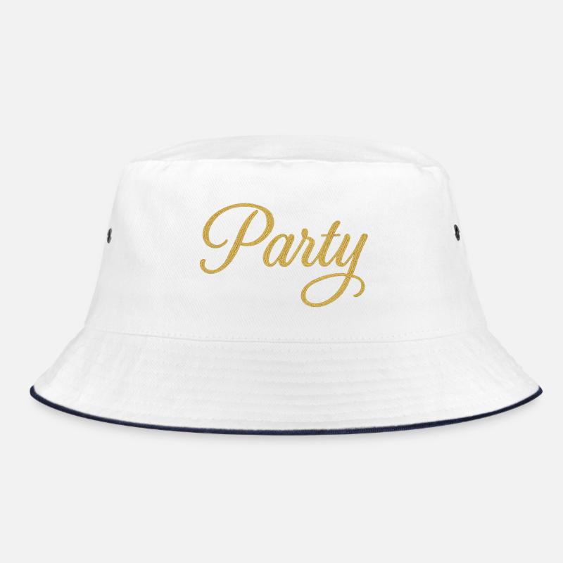 PARTY Script élégant de paillettes d’or pour les célébrations Bob