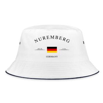 Nuremberg, Allemagne – Souvenir et cadeau des Fêtes - Bob - blanc/marine - Devant