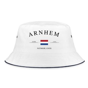 Arnhem, Pays-Bas – Souvenir et cadeau de Noël - Bob - blanc/marine - Devant