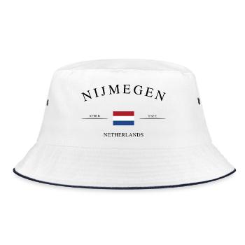 Nimègue, Pays-Bas – Souvenir et cadeau de Noël - Bob - blanc/marine - Devant