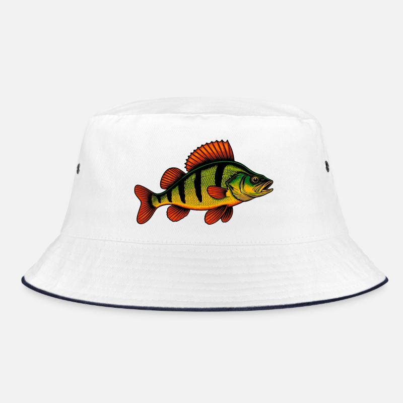 Perch Perch Perch Perch Fishing Perch Perch Perch Bucket Hat