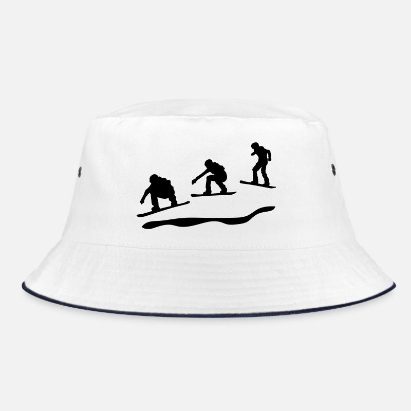 Snowboard rennen Bucket Hat