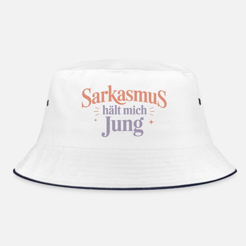 Sarkasmus hält mich jung Bucket Hat