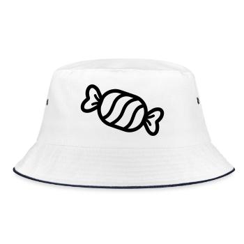 candy - Bucket Hat - white/navy - Front
