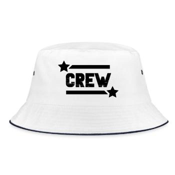 crew - Bucket Hat - white/navy - Front