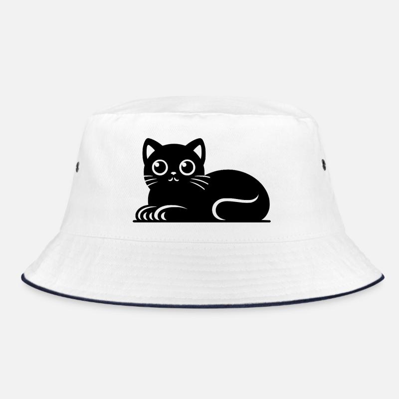 Dessin mignon de style tatouage de chat chat Bob