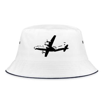 Antonov 12 - Bucket Hat - Weiß/Navy - Vorne