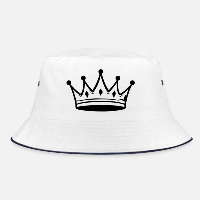 Crown King Symbol Bucket Hat