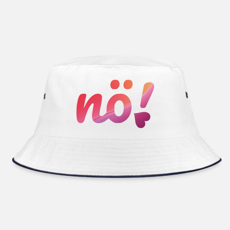 Non, dégradé néon rose & violet avec le slogan Non. Bob