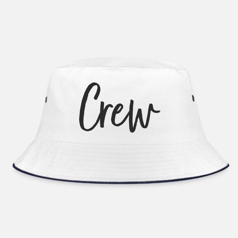 Crew Handlettering Design Bucket Hat
