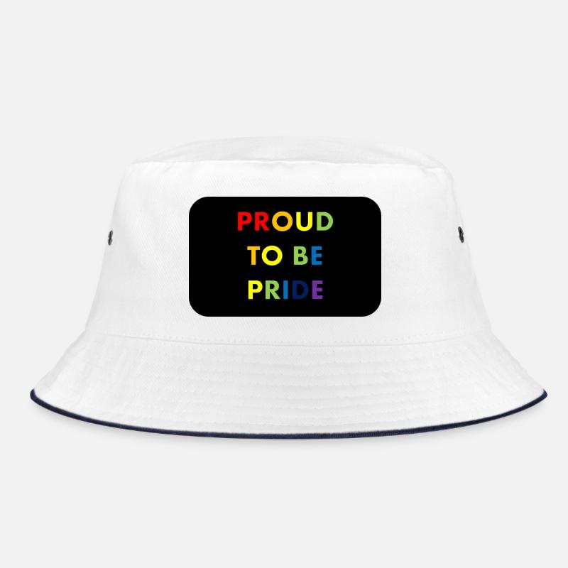Proud to Be Pride Regenbogen Bucket Hat