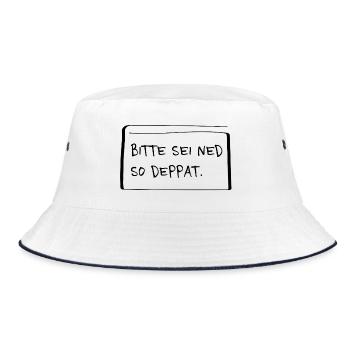 S’il te plaît, sois Ned si stupide – Diction de dialecte espiègle - Bob - blanc/marine - Devant