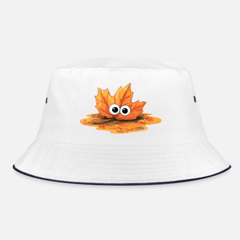 Autumn Leaf with Eyes Cuddly Hero Bucket Hat