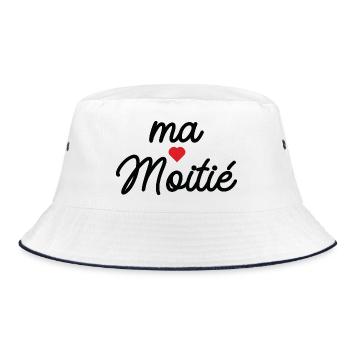 Ma Cœur Motié - Bob - blanc/marine - Devant