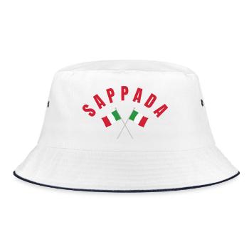 Drapeaux italiens de Sappada - Bob - blanc/marine - Devant
