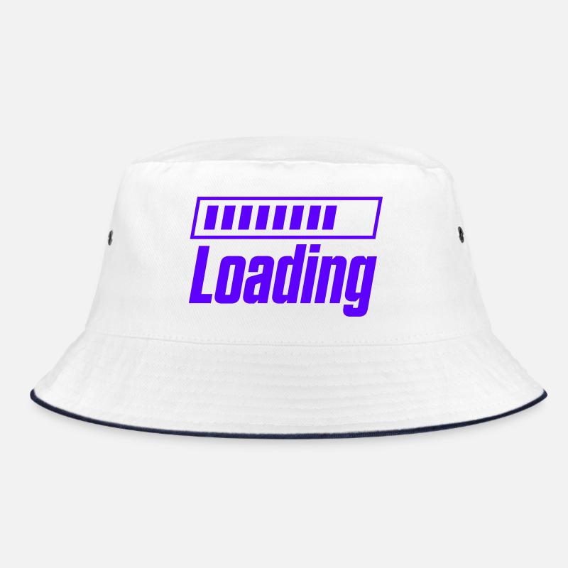 Loading bar motif Bucket Hat