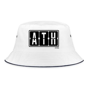 Athen ATH, City T-Shirtr Athens Souvenir - Bucket Hat - white/navy - Front