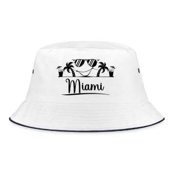 Miami - Bob - blanc/marine - Devant