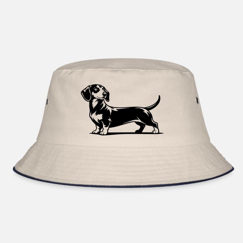 Dachshund Portrait Bucket Hat
