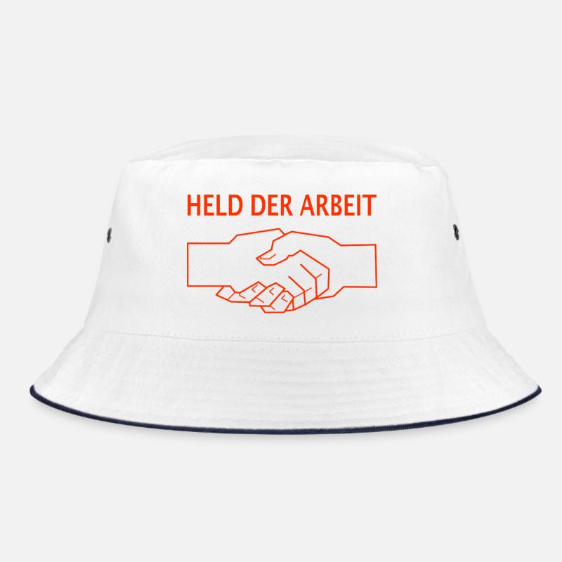 DDR Lustiger Spruch Held der Arbeit Bucket Hat