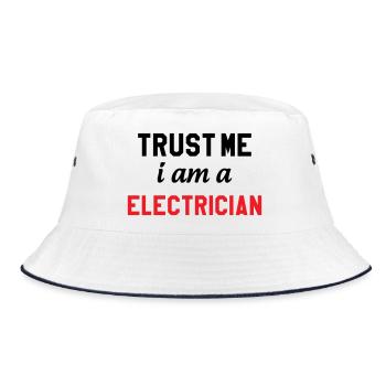 Fais-Moi Confiance Je Suis Électricien : Sécurité - Bob - blanc/marine - Devant