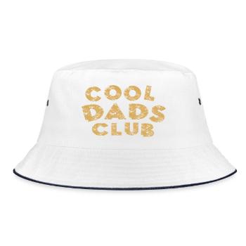 Cool Dads Club  - Bucket Hat - Weiß/Navy - Vorne