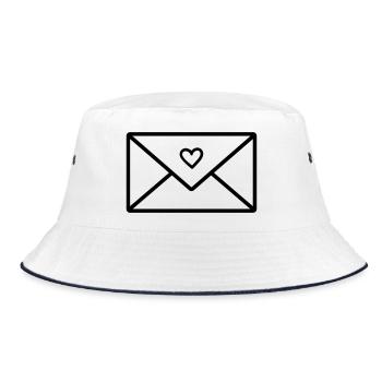 lettre d’amour - Bob - blanc/marine - Devant