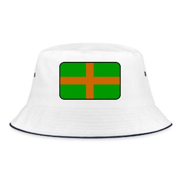 Nijmegen 4 Day Flag Logo - Bucket Hat - white/navy - Front