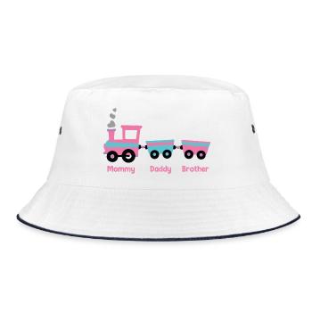 Train Famille Mignon | Mommy Daddy Brother - Bob - blanc/marine - Devant