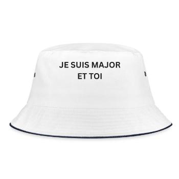 Major super pouvoir homme - Bob - blanc/marine - Devant