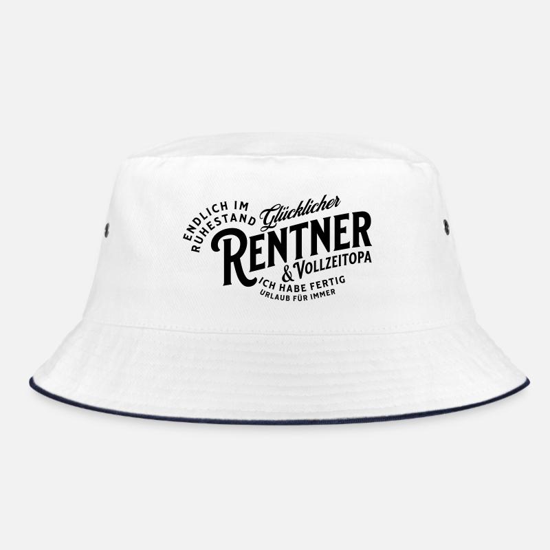 Glücklicher Rentner & Vollzeitopa Bucket Hat